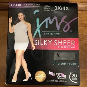 JMS Silky Sheer 3x/4x pantyhose